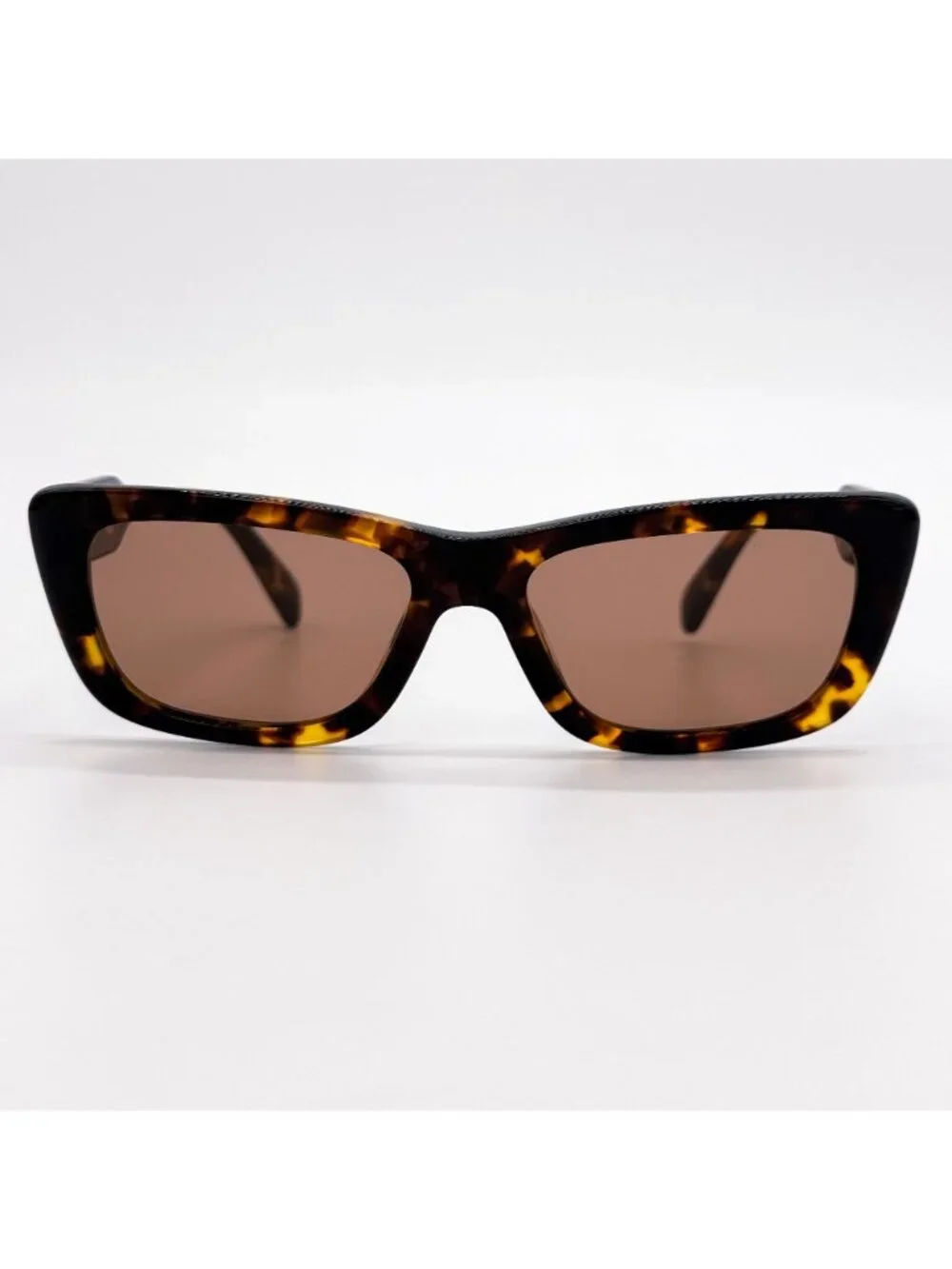 New Miu Miu MUB12S 14L20D Havana Cat Eye Sunglasses SMU B12